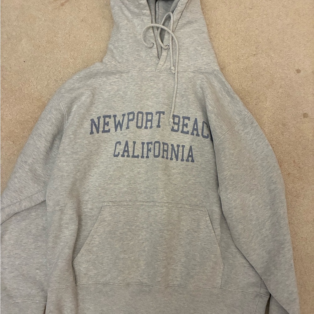 PacSun Light Gray Newport Beach Hoodie